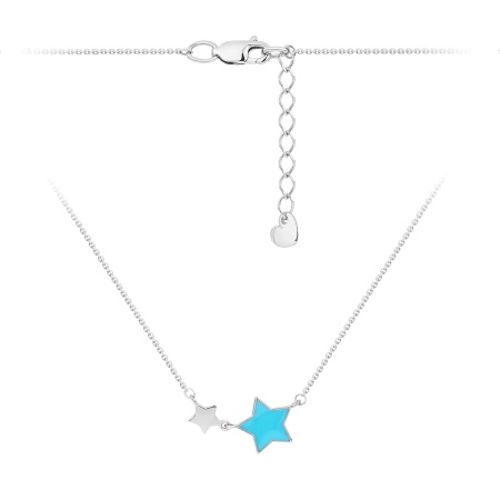 Купить оптом колье из серебра с эмалью 8364405420-9-45-70 от Krasnoe