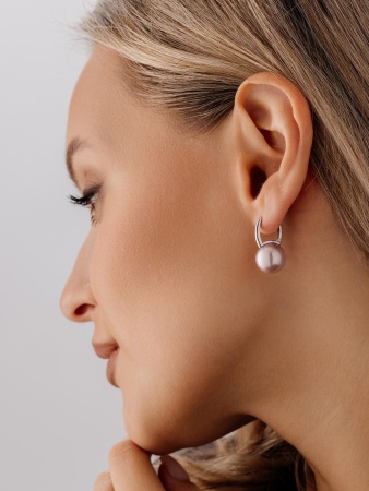 Купить оптом серьги из серебра с жемчугами 2340244318-47 от Krasnoe