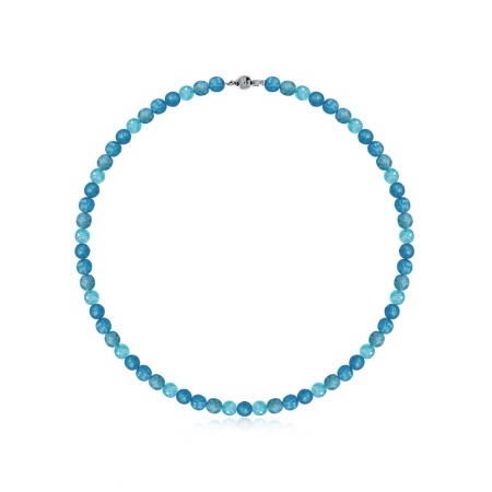 Купить оптом бусы из серебра с агатами 8340396101-45 от Krasnoe