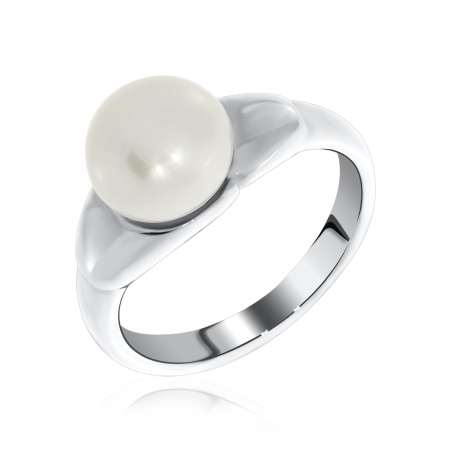 Купить оптом кольцо из серебра с жемчугом 1340050897 от Krasnoe