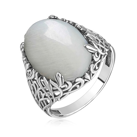 Купить оптом кольцо из серебра с перламутром 1340491858 от Krasnoe