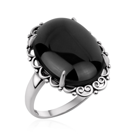 Купить оптом кольцо из серебра с агатом 1340396313-20 от Krasnoe