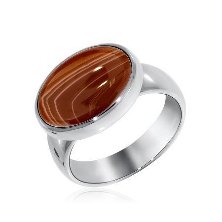Купить оптом кольцо из серебра с сердоликом 1340680932-40 от Krasnoe