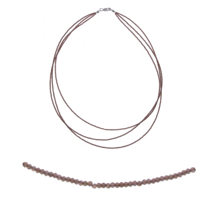 Купить оптом колье из серебра с гранатами 8340156065-45 от Krasnoe