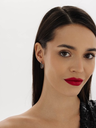 Купить оптом серьги из серебра с ситаллами 2348885876л-20 от Krasnoe