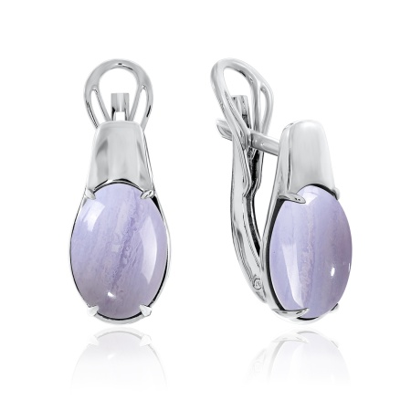 Купить оптом серьги из серебра с агатами 2340390991-84 от Krasnoe