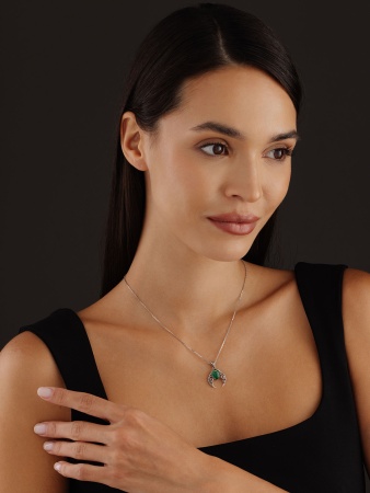 Купить оптом подвеска из серебра с агатом 3310395069-60 от Krasnoe