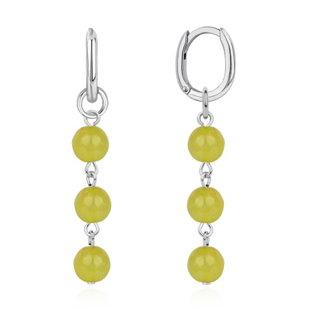 Купить оптом серьги из серебра с агатами 2340395877-1-51 от Krasnoe