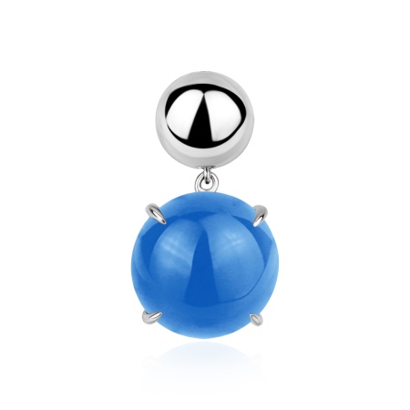 Купить оптом подвеска из серебра с агатом 3340396365-70 от Krasnoe