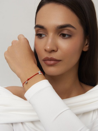 Купить оптом браслет из серебра с фианитами 4340209168 от Krasnoe