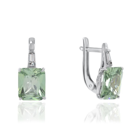 Купить оптом серьги из серебра с фианитами 2340200278-68 от Krasnoe