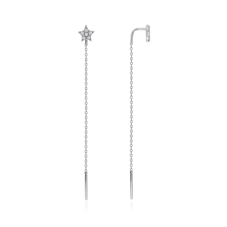 Купить оптом серьги из серебра с фианитами 2340201629л-3-1 от Krasnoe