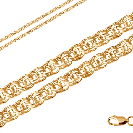 Купить оптом цепь из серебра без вставок 366209080040 от Krasnoe