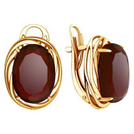 Купить оптом серьги из серебра с агатами 2320395740-31 от Krasnoe