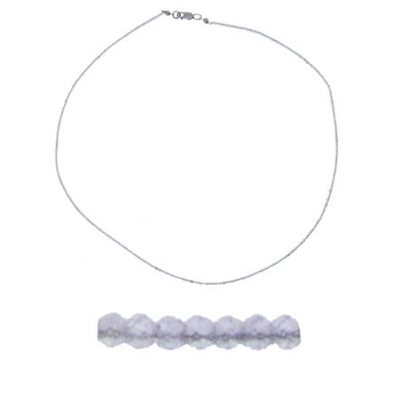 Купить оптом бусы из серебра с топазами 8340076044-40 от Krasnoe