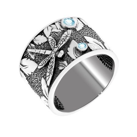 Купить оптом кольцо из серебра с фианитами 1310201766-70 от Krasnoe