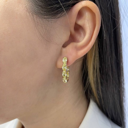 Купить оптом серьги из серебра с ситаллами 2320881182-65 от Krasnoe