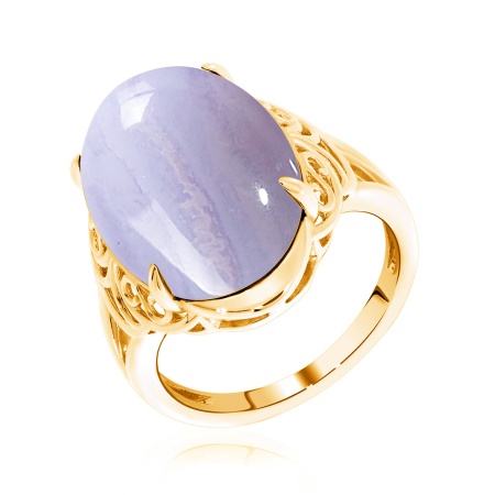 Купить оптом кольцо из серебра с агатом 1320390968-84 от Krasnoe