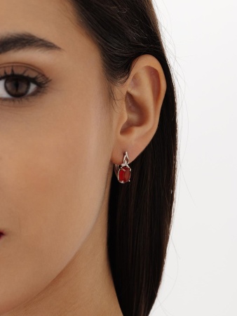 Купить оптом серьги из серебра с агатами 2340396336-31 от Krasnoe