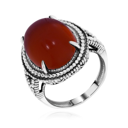 Купить оптом кольцо из серебра с агатом 1310390963-40 от Krasnoe