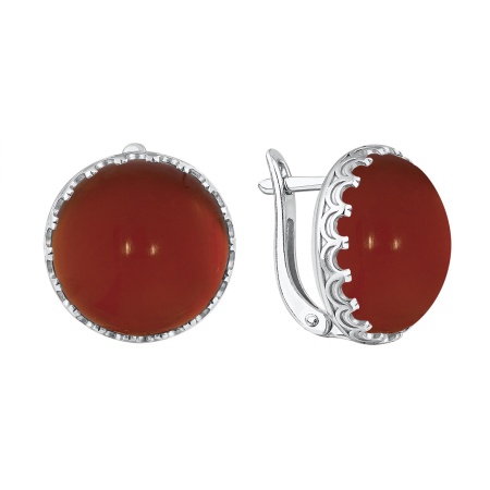 Купить оптом серьги из серебра с агатами 2340391863-31 от Krasnoe