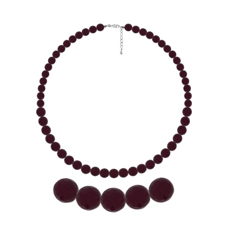 Купить оптом колье из серебра с агатами 8340656082-50-37 от Krasnoe