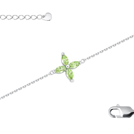 Купить оптом браслет из серебра с фианитами 4340205421-9-16-65 от Krasnoe