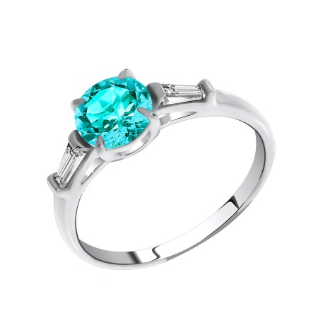 Купить оптом кольцо из серебра с нанокристаллом 1340880284-78 от Krasnoe