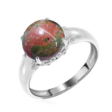 Купить оптом кольцо из серебра с яшмой 1340301263 от Krasnoe