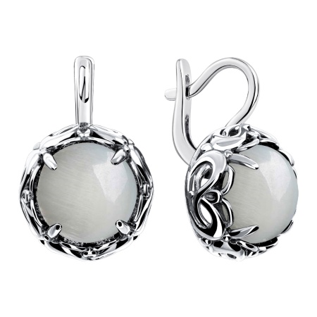 Купить оптом серьги из серебра с перламутрами 2340495169 от Krasnoe