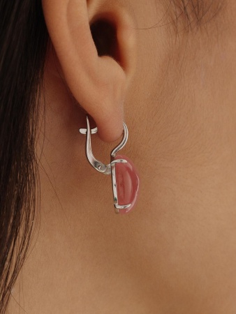 Купить оптом серьги из серебра с кошачий глазами 2340265145-30 от Krasnoe