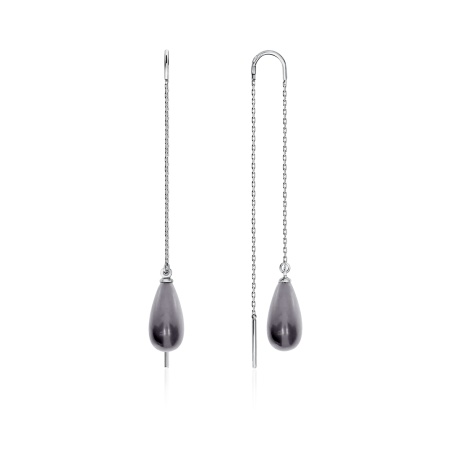 Купить оптом серьги из серебра с жемчугами 2340240721-2-21 от Krasnoe