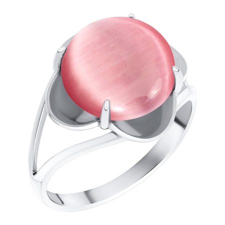 Купить оптом кольцо из серебра с имитацией кошачьего глаза 1340265782-30 от Krasnoe