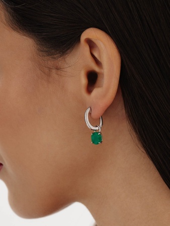 Купить оптом серьги из серебра с агатами 2340391784-60 от Krasnoe