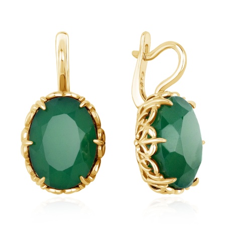 Купить оптом серьги из серебра с агатами 2320395752-60 от Krasnoe