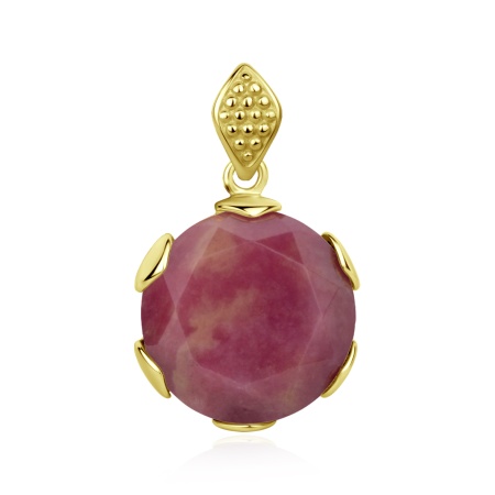 Купить оптом подвеска из серебра с родонитом 3318456492 от Krasnoe