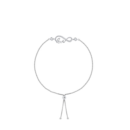 Оптом браслет из серебра с фианитами 4340202730-18 цена от Krasnoe Купить оптом браслет из серебра с фианитами 4340202730-18 от Krasnoe