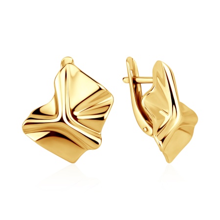 Купить оптом серьги из серебра без вставок 2318404799 от Krasnoe