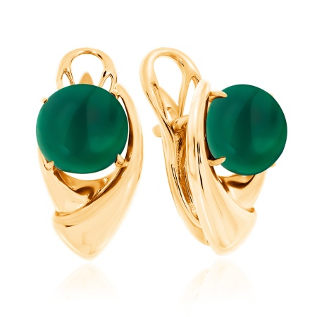 Купить оптом серьги из серебра с агатами 2320392360-60 от Krasnoe