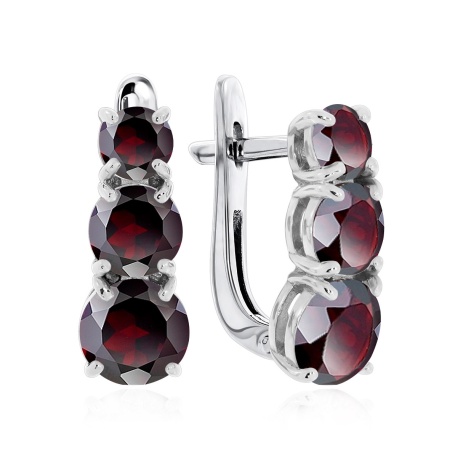 Купить оптом серьги из серебра с фианитами 2340201320-31 от Krasnoe