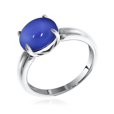 Купить оптом кольцо из серебра с халцедоном 1340600045-80 от Krasnoe