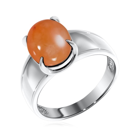 Купить оптом кольцо из серебра с халцедоном 1340600370-40 от Krasnoe