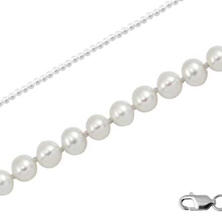 Купить оптом браслет из серебра с жемчугами 3256054019 от Krasnoe