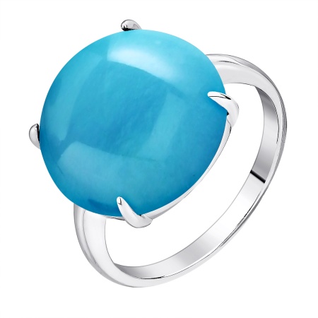 Купить оптом кольцо из серебра с бирюзой 1340315145 от Krasnoe