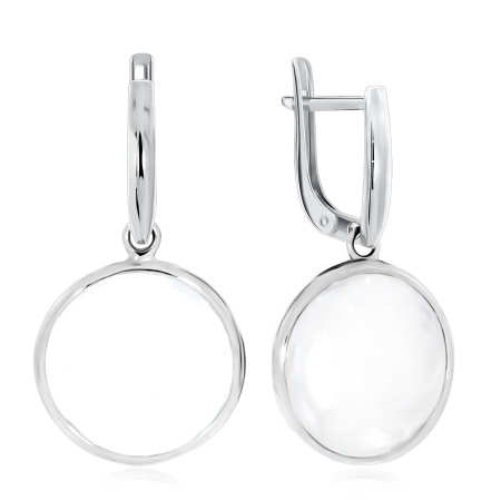 Купить оптом серьги из серебра с хрусталём 2340522956 от Krasnoe