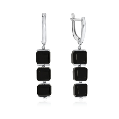 Купить оптом серьги из серебра с агатами 2340390679-20 от Krasnoe