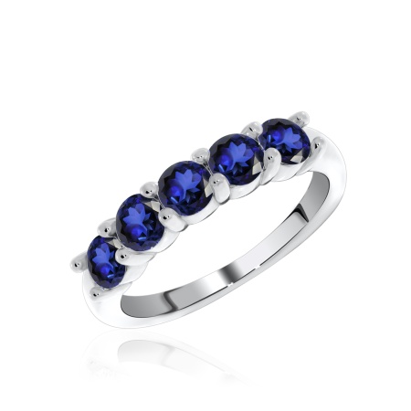 Купить оптом кольцо из серебра с ситаллами 1340881321-82 от Krasnoe