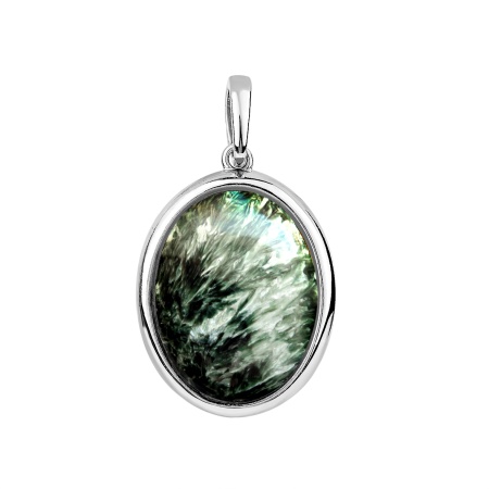 Купить оптом подвеска из серебра с серафинитом 3340925154 от Krasnoe