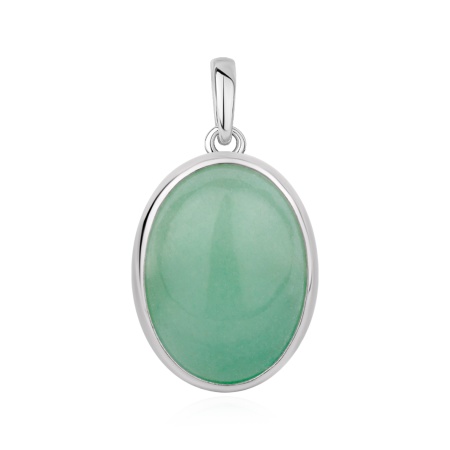 Купить оптом подвеска из серебра с авантюрином 3340366641-1-60 от Krasnoe