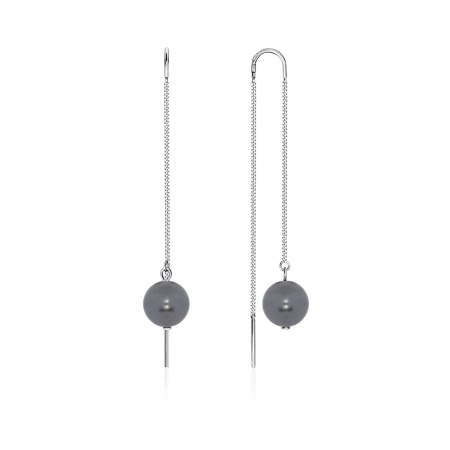 Купить оптом серьги из серебра с жемчугами 2340240712-1-22 от Krasnoe